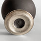 木下和美 ティーポット 黒釉 金彩 磁器 12cm 現代作家 ■