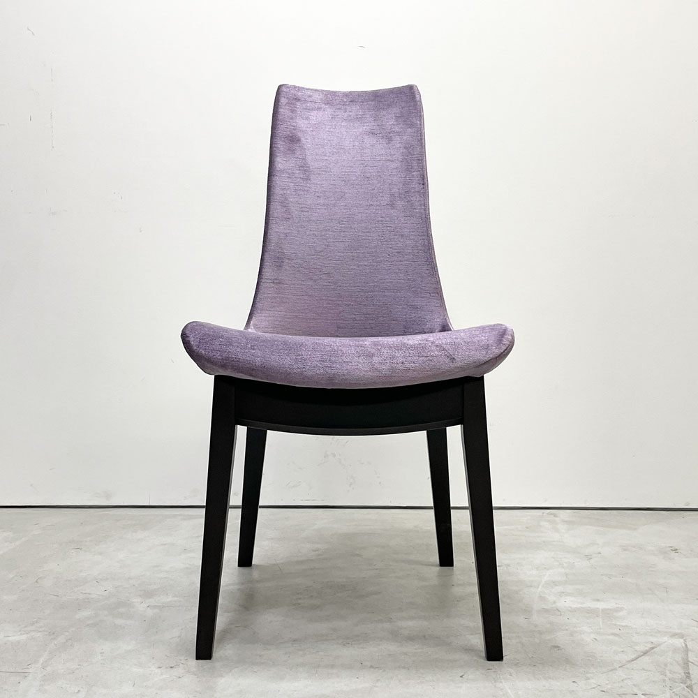 カワジュン KAWAJUN ドリディナチェア DORIDINA CHAIR ファブリック パープル モールドウレタン シンプルデザイン C ●