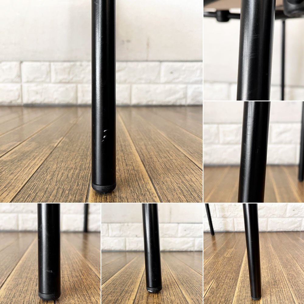 カールハンセン＆サン Carl Hansen & Son CH88P ダイニングチェア オーク材 本革 ブラックレザー スチール脚 ブラックレッグ ハンス・J・ウェグナー 北欧家具 ◎