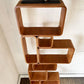 パシフィックファニチャーサービス P.F.S. リーフユニット REEF UNIT A オープンシェルフ パーテーション チーク材 H231.5-245cm ミッドセンチュリーデザイン 廃番 ◎