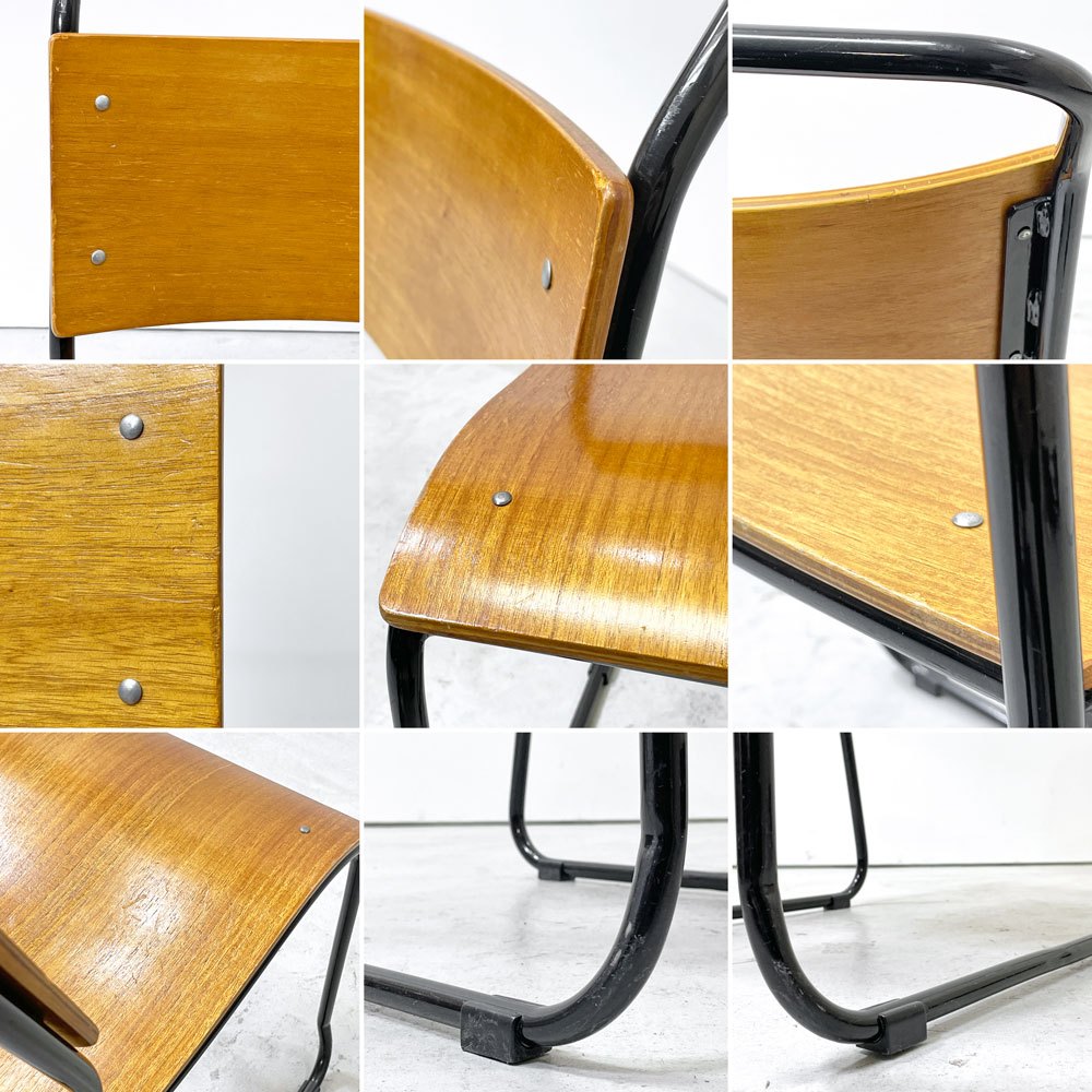 クラッシュゲート CRASH GATE ノットアンティークス Knot antiques ブルーノチェア RP6 BLUNO CHAIR スタッキングチェア 関家具 A ●