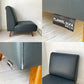 フランネルソファ FLANNEL SOFA プロント PRONT 1シーター ソファ アームレス フェイクレザー 合成皮革 定価89,000円程 ★