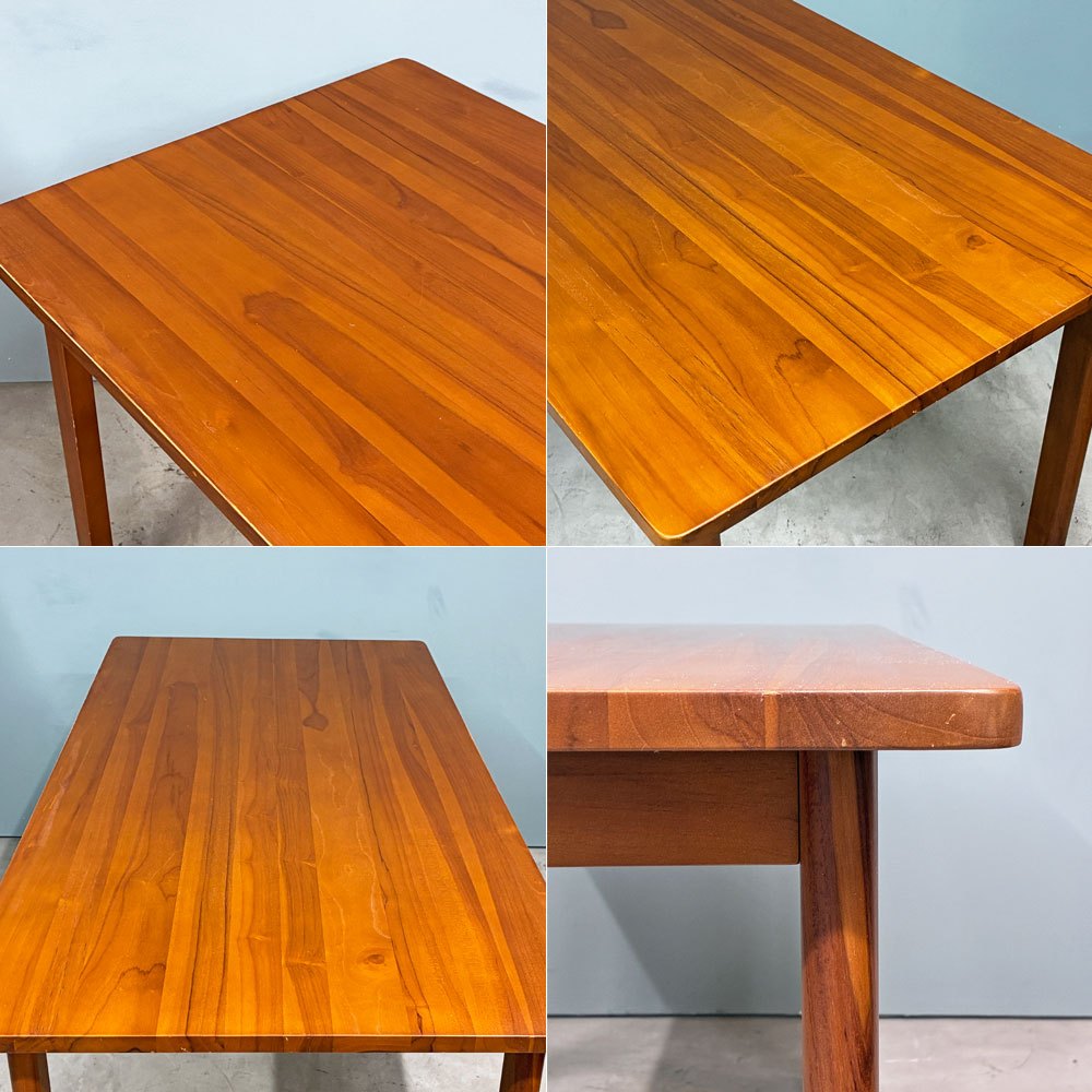 スキャンティーク SCANTEAK ダイニングテーブル チーク無垢材 W150cm 北欧スタイル ◎