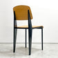 スタンダードチェア Standard chair リプロダクト ナチュラルオーク×ブラック ジャン・プルーヴェ Jean Prouve 名作椅子 B ●