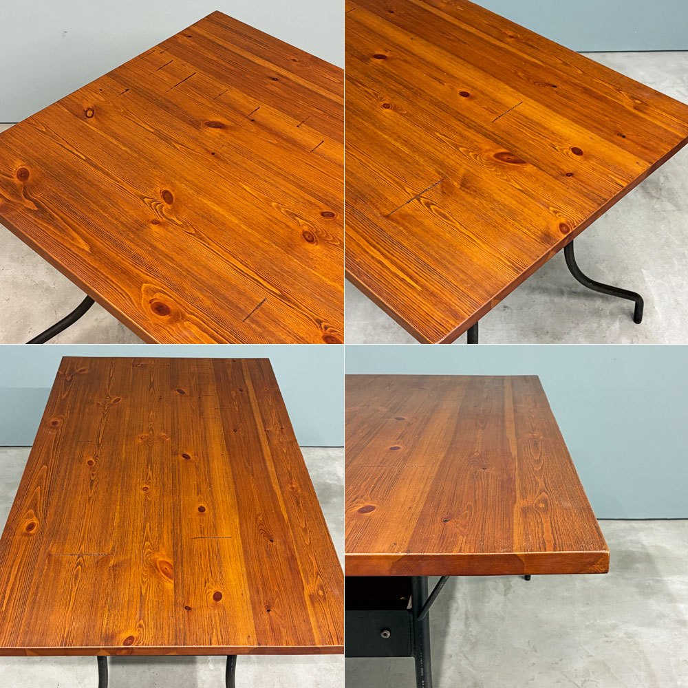 アデペシュ a.depeche ウォーム LD テーブル WARM LD TABLE W120cm カフェテーブル インダストリアルデザイン ◎