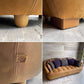 クラッシュゲート CRASH GATE タブレザーワークス tabu Leather Works オピアム OPIUM 3Pソファ  キャメル オイルレザー 定価 ¥418,000- ♪
