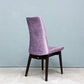 カワジュン KAWAJUN ドリディナチェア DORIDINA CHAIR ファブリック パープル モールドウレタン シンプルデザイン 美品 ◎
