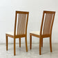 ボーコンセプト BoConcept ハイバック ダイニングチェア ビーチ材 デンマーク 北欧家具 2脚セット B ●