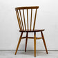 アーコール Ercol ボウバックチェア ファンバックチェア 5本タイプ エルム材 UKビンテージ Vintage 英国 横浜ダニエル製オリジナルクッション付 B ●