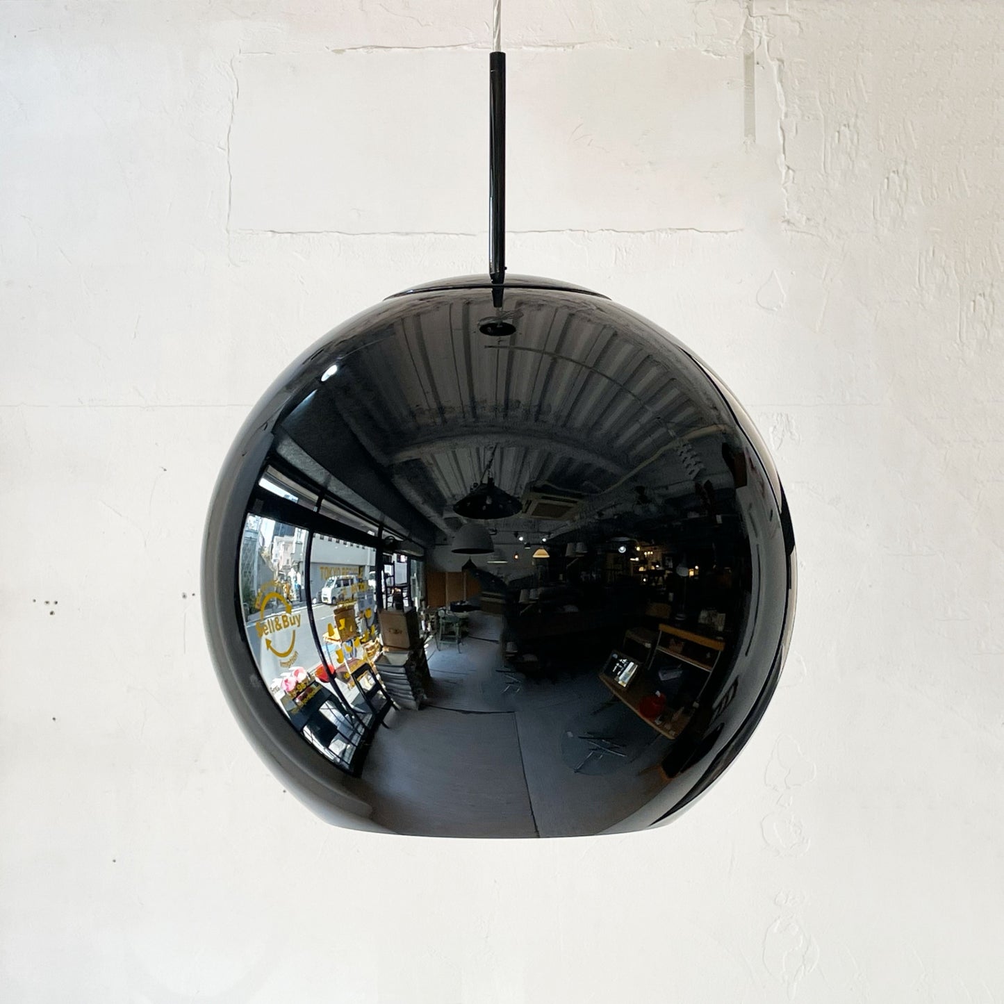 トムディクソン Tom Dixon コッパー ラウンド ペンダントライト 45 Copper Round Pendant ブラック色 廃番 定価113,000円 ★