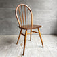 アーコール Ercol フープバックチェア ダイニングチェア スポークバック エルム材 UKビンテージ 英国家具 ♪