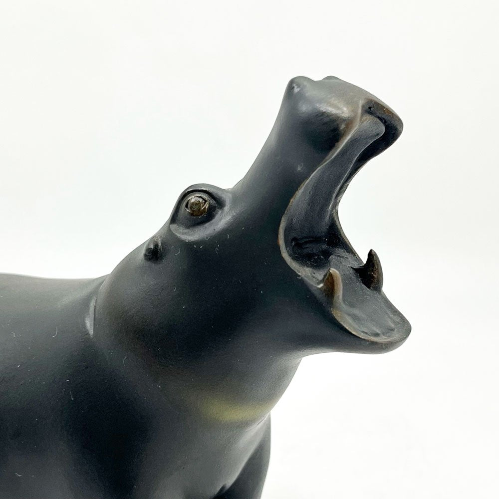 フランソワポンポン François Pompon フィギュア カバ Hippopotame フランス オブジェ 彫刻 セラミック  ●