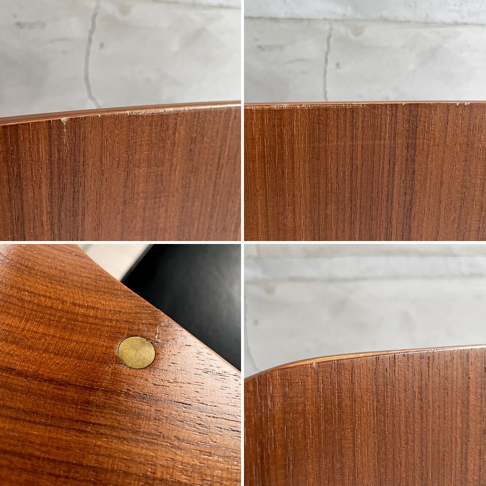 ケースファニチャー Case Furniture 675チェア ダイニングチェア アームチェア ウォールナット材 レザーシート ロビンデイ Robin Day ACTUS取扱 B ♪