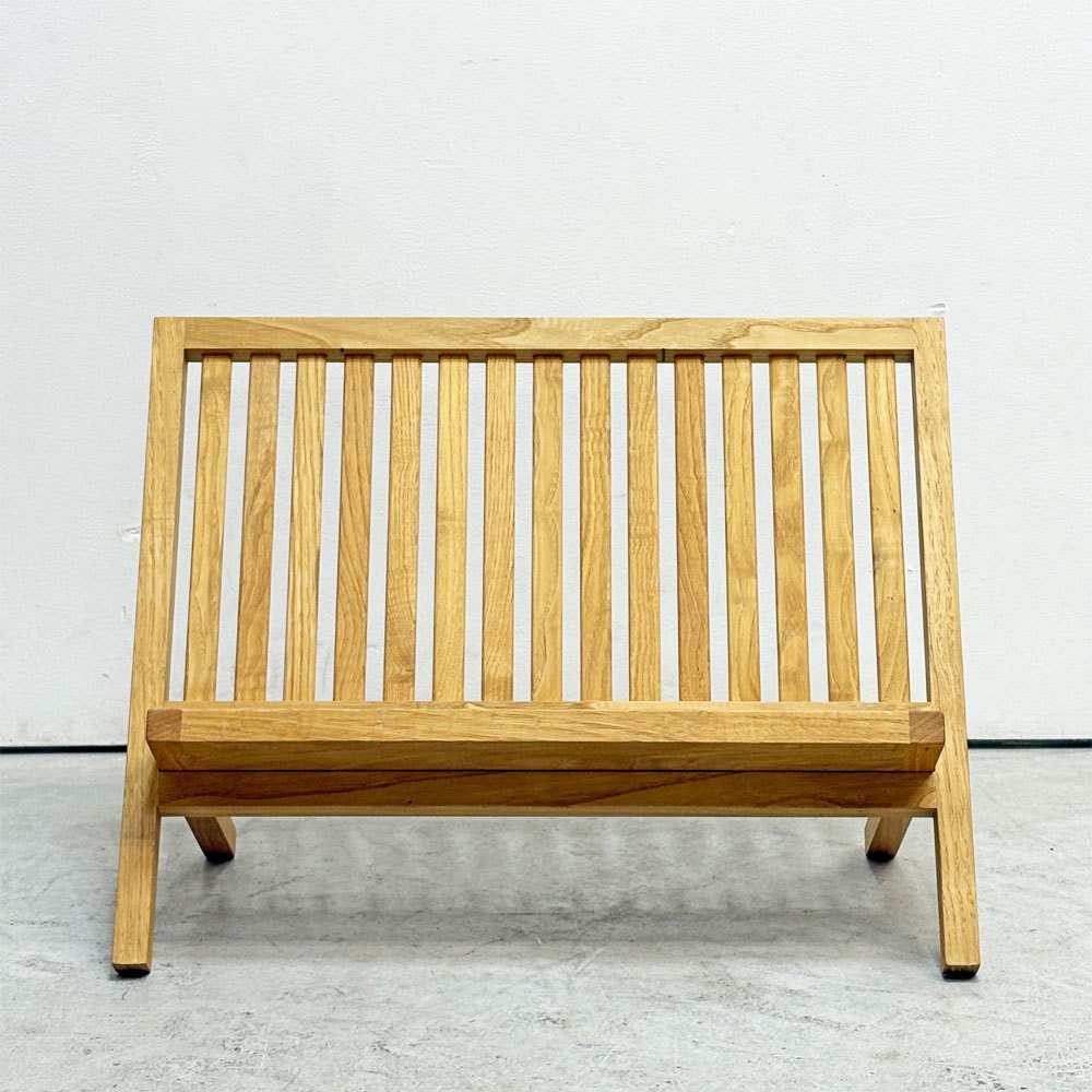 QUIET SPACE TOOL & FURNITURE アニー Annie マガジンラック ディスプレイラック クリ材 ナチュラル 国産家具 定価￥30,800- ●