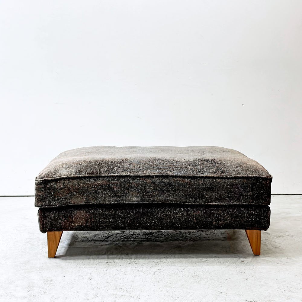 コンランショップ THE CONRAN SHOP エリプス ELLIPSE フットスツール オットマン カバーリング仕様 ナチュラルモダン ●