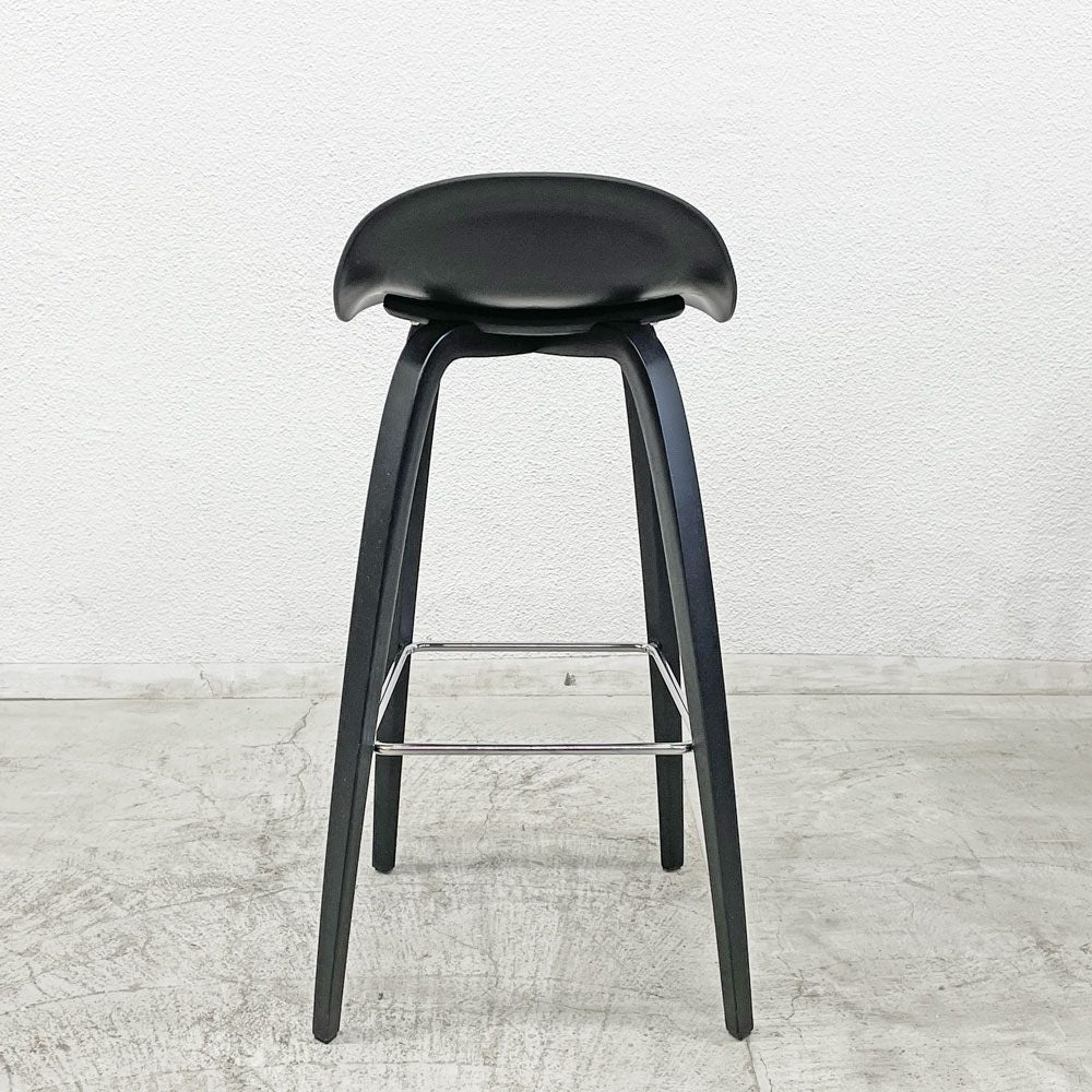 グビ GUBI 3D バースツール Bar Stool カウンターチェア KOMPLOT DESIGN ブラック ウォールナット材 デンマーク 定価281,462円 A 〓