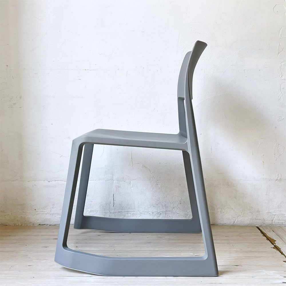 ヴィトラ Vitra ティプトン Tipton ダイニングチェア スタッキングチェア チルト機能 ロッキングチェア グレーカラー B ★