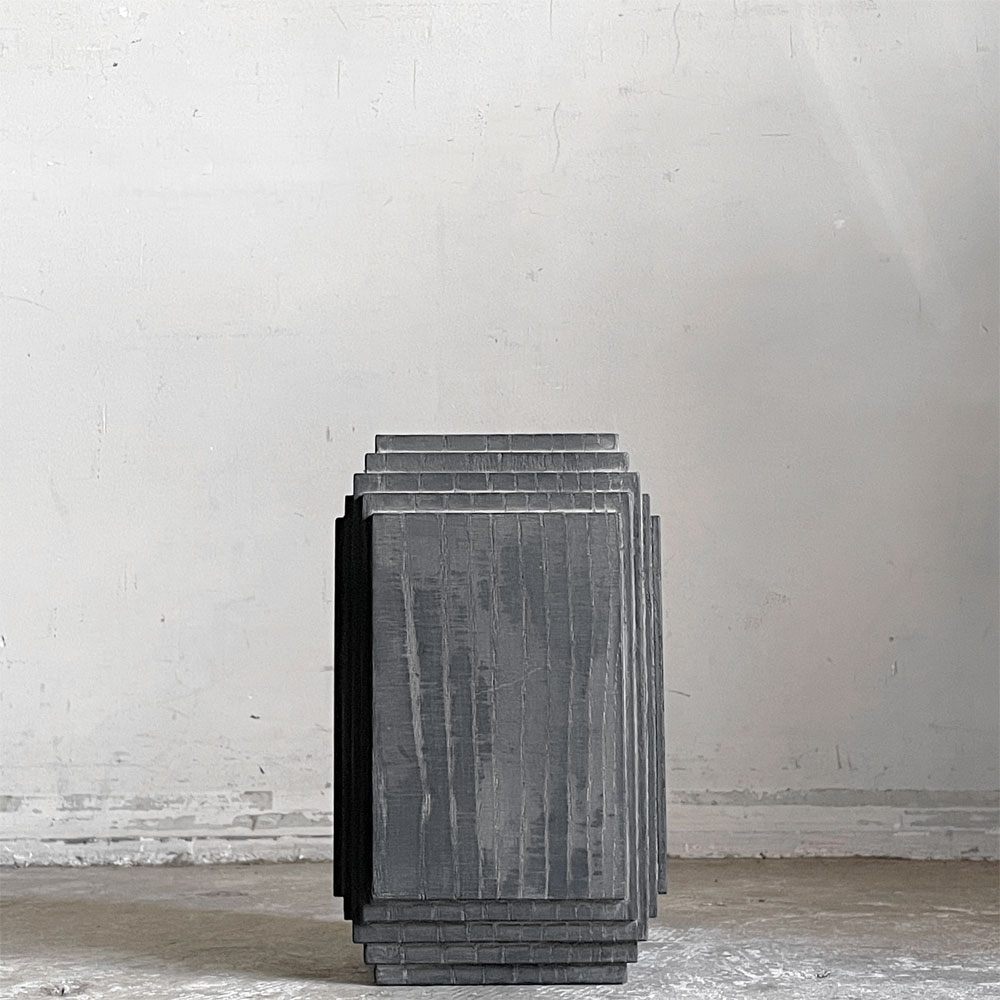 シモオ デザイン Shimoo Design 下尾和彦・さおり 浮様 Brion Vase Ｓ暗色 花器 フラワーベース H26cm 現代作家 雨晴 AMAHARE取り扱い ■