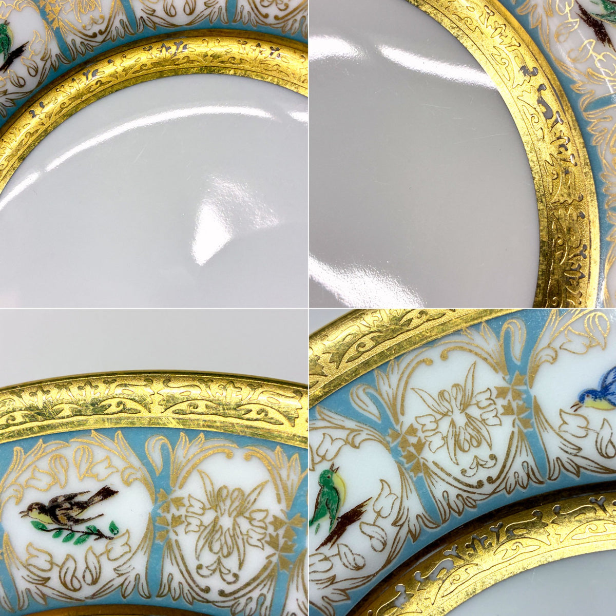 アビランド HAVILAND ベンガリス Bengalis ヴィクトリアンスワロー 19cm プレート リモージュ LIMOGES 三越特別製造版 C ◎
