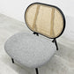 ザイファー Zuiver スパイク SPIKE ラウンジチェア LOUNGE CHAIR  ラタン×ファブリック オランダ 〓