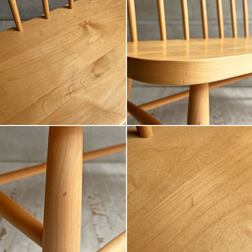 モモナチュラル MoMo natural マレ ST ベンチ  MARE ST BENCH アルダー材 ナチュラル カントリースタイル 定価 44,000- ♪
