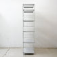 無印良品 MUJI スチールユニットシェルフ オープンシェルフ スチール棚 6段 W84 H175cm ●
