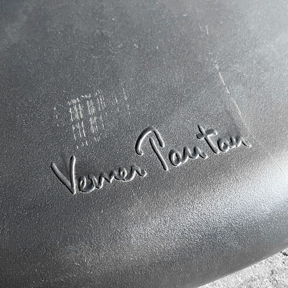 ヴィトラ vitra パントンチェア ダイニングチェア スタッキングチェア ディープブラック ヴェルナー・パントン Panton ミッドセンチュリー スペースエイジ ■