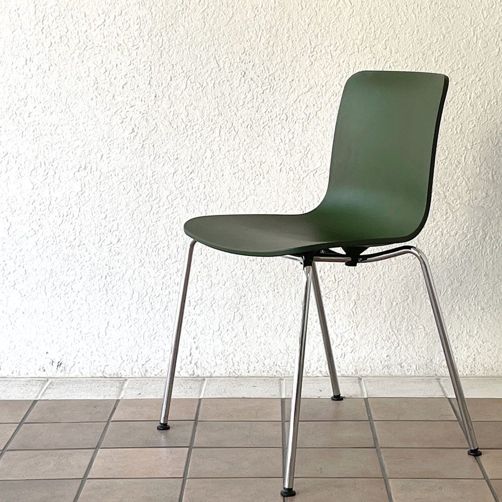 ヴィトラ vitra ハルチューブ HAL Tube サイドチェア ダイニングチェア スタッカブル グリーン ジャスパー・モリソン A ◇