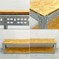 リオン LYON アングルシェルフ SLOTTED ANGLE SHELF 2段 AVボード インダストリアルデザイン P.F.S取扱い ●