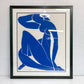 アンリ マティス Henri Matisse ブルーヌード2 Blue Nudes II シルクスクリーン ポスター W98×H103.5cm 額装品 ●