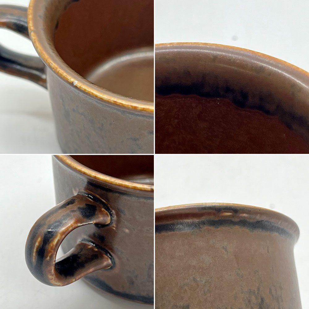 アラビア ARABIA ルスカ RUSKA デミタスカップ＆ソーサー C&S ウラ・プロコッペ Ulla Procope フィンランド 北欧食器 A ●