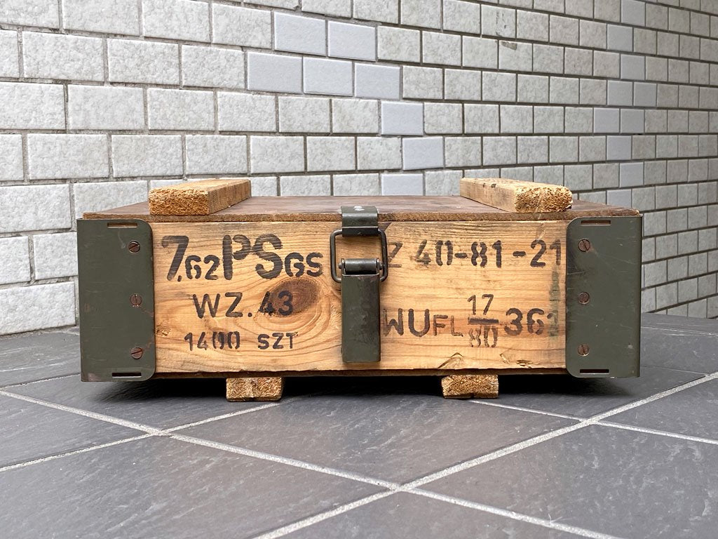 USビンテージ US Vintage 7.62弾 NATO弾 木箱 バレットケース ボックス 米軍 軍用 ミリタリー ■