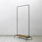 ヒロファニチャー hiro furniture アイアンｘオーク材 ハンガーラック インダストリアルデザイン 工業系 ●