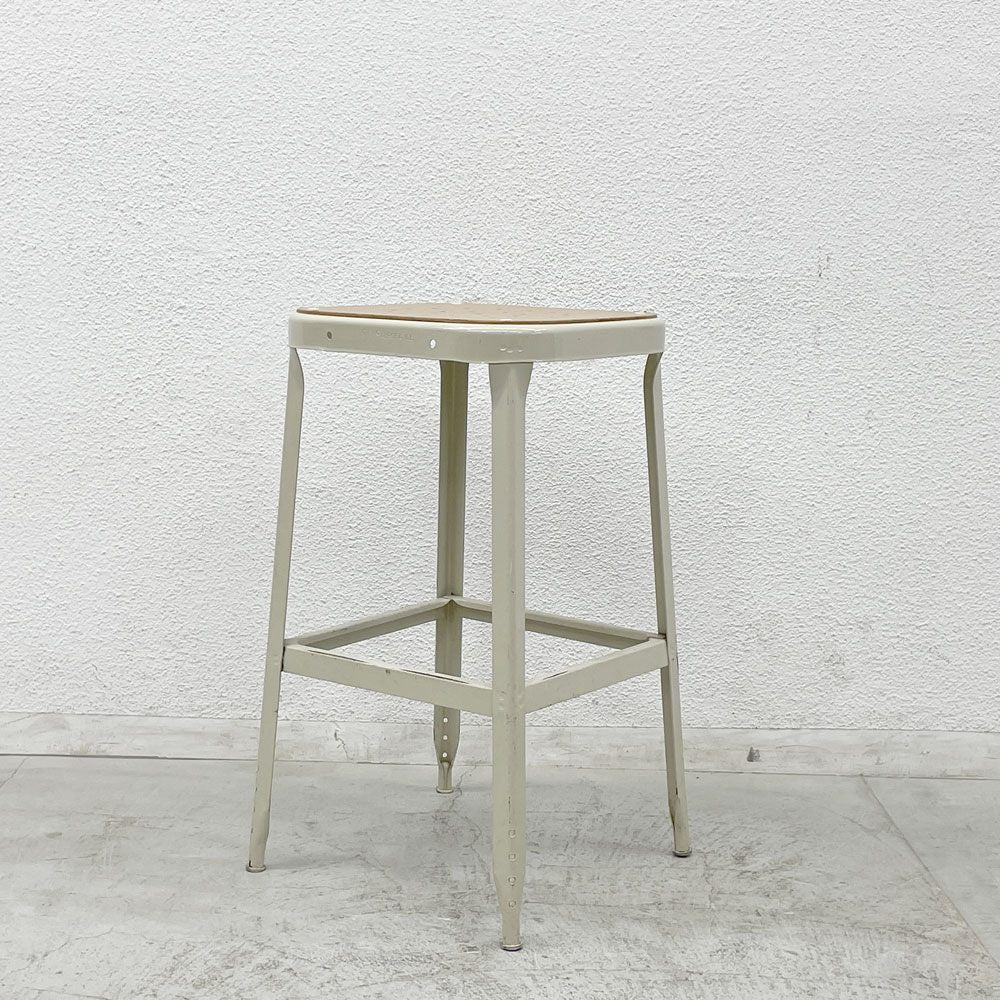 リオン LYON ファクトリー スツール FACTORY STOOL Lサイズ グレー プレスウッドシート パシフィックファニチャーサービス P.F.S取り扱い 〓