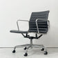 ハーマンミラー Herman Miller アルミナムグループ マネジメントチェア 本革 ブラック 回転式昇降 5本脚 キャスター付 C&R イームズ ●