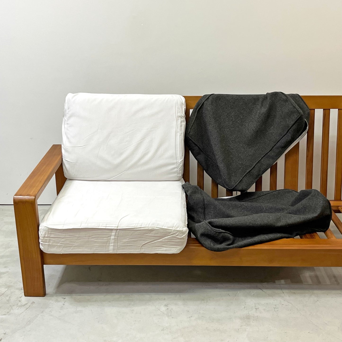 スキャンティーク SCANTEAK イコン IKON 3Pソファ 3シーター 3人掛け チーク無垢材 ファブリック 北欧スタイル ●