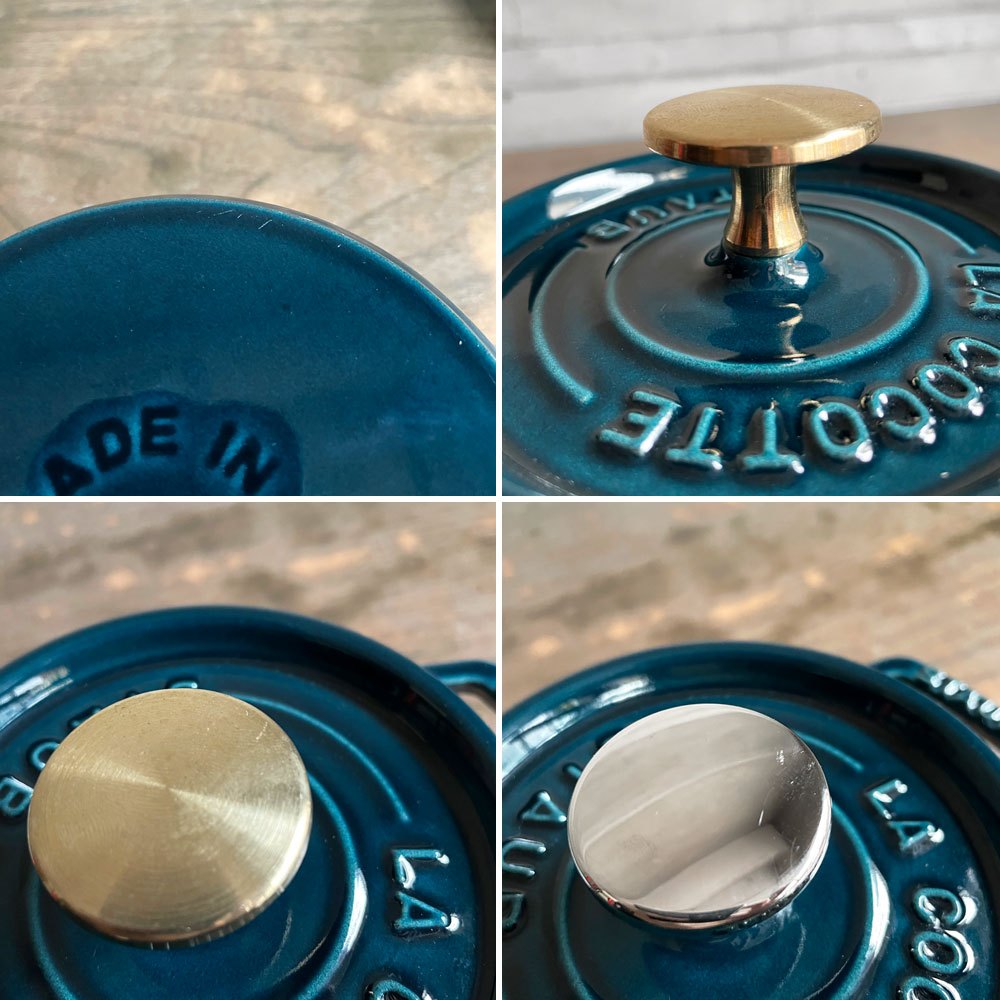 ストウブ STAUB ピコ ココット ラウンド 両手鍋 ラメール 14cm 鋳物 キャセロール ガス オーブン IH対応 フランス 把手付属 ♪