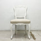 サラグレース Sarah Grace SGD デビュー ダイニングチェア DEBUT DINING CHAIR CHARM BD WHITE&NATURAL LINEN ラタンバック アンティーク風 参考定価 \55,000- B ●