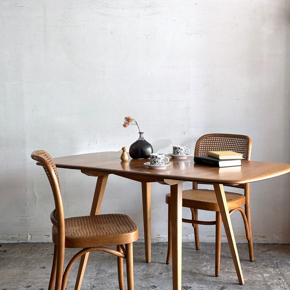 アーコール Ercol ドロップリーフテーブル Drop Leaf Table バタフライテーブル ダイニングテーブル エルム材 ビーチ材 UKビンテージ 英国家具 ■