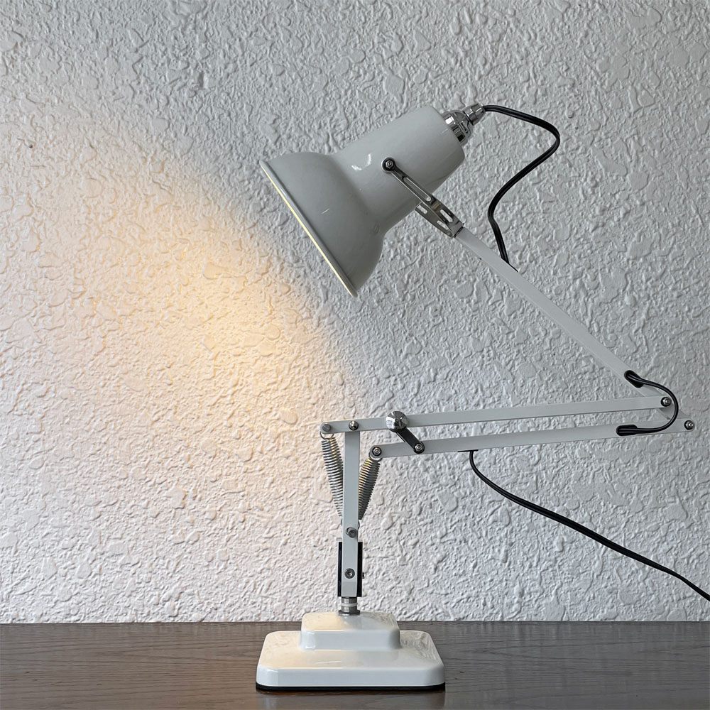 アングルポイズ ANGLEPOISE オリジナル1227 Original1227 ミニ Mini テーブルランプ デスクライト リネンホワイト バネ1本欠品 インダストリアルデザイン ◇