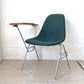 ハーマンミラー Herman Miller サイドシェルチェア セカンド 2nd ビンテージ アプホルスター スクールベース スタッキングベース 肘掛けテーブル付 イームズ ミッドセンチュリー I ★