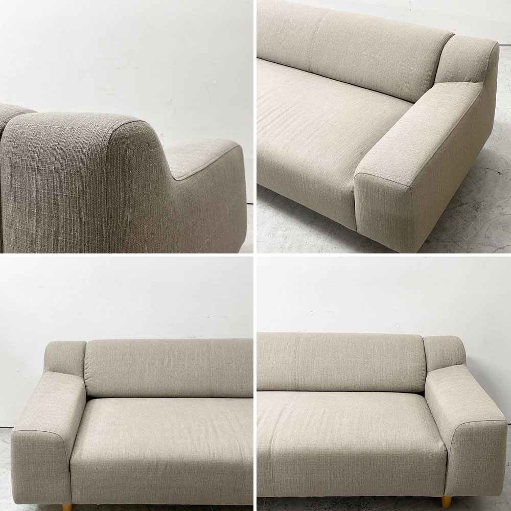 イデー IDEE プレジールソファ PLAISIR SOFA 3シーター W180cm トープグレー ファブリック  ●