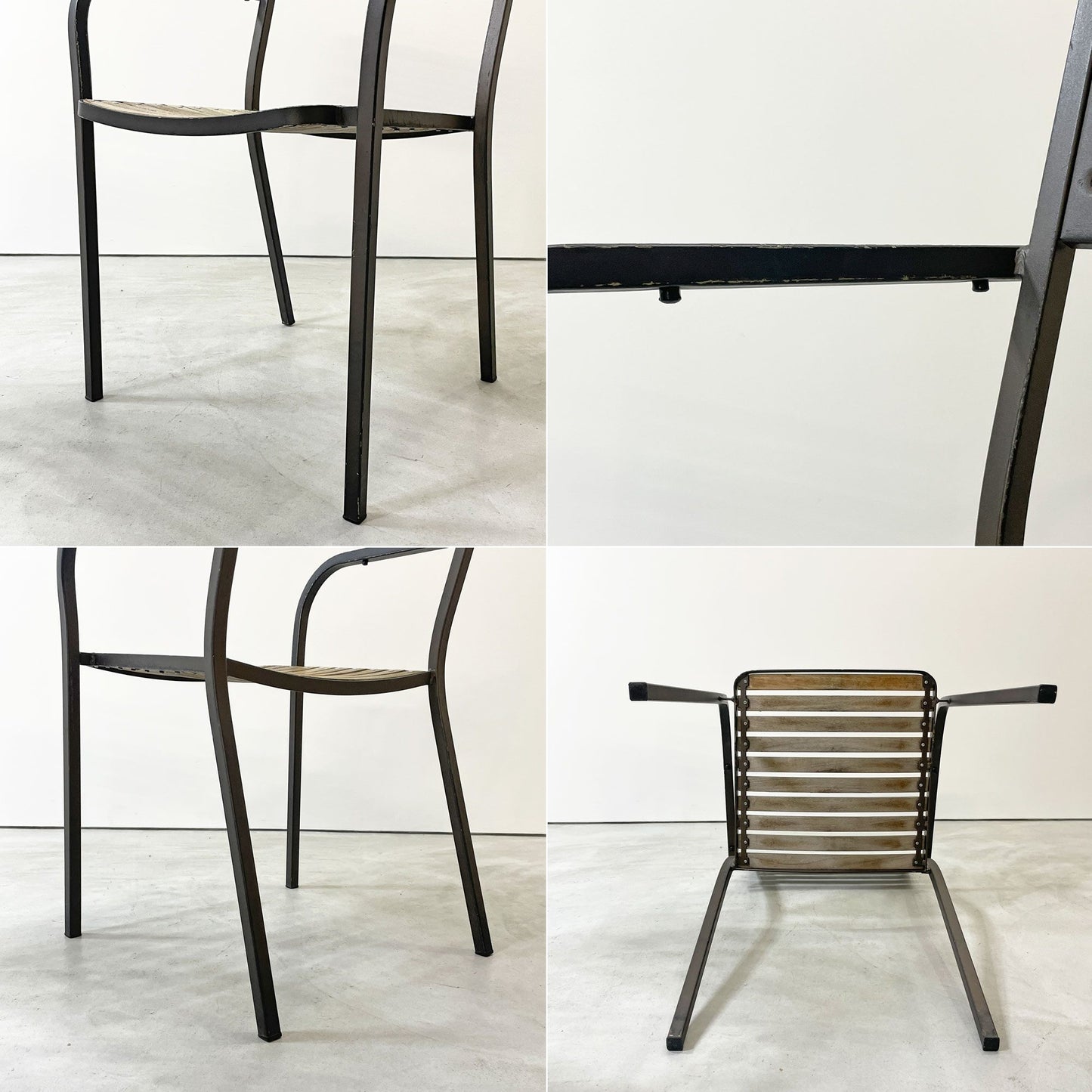 エミュー emu セーニョチェア SEGNOCHAIR ガーデンチェア アーム スタッキング イタリア ニ脚セット C ●