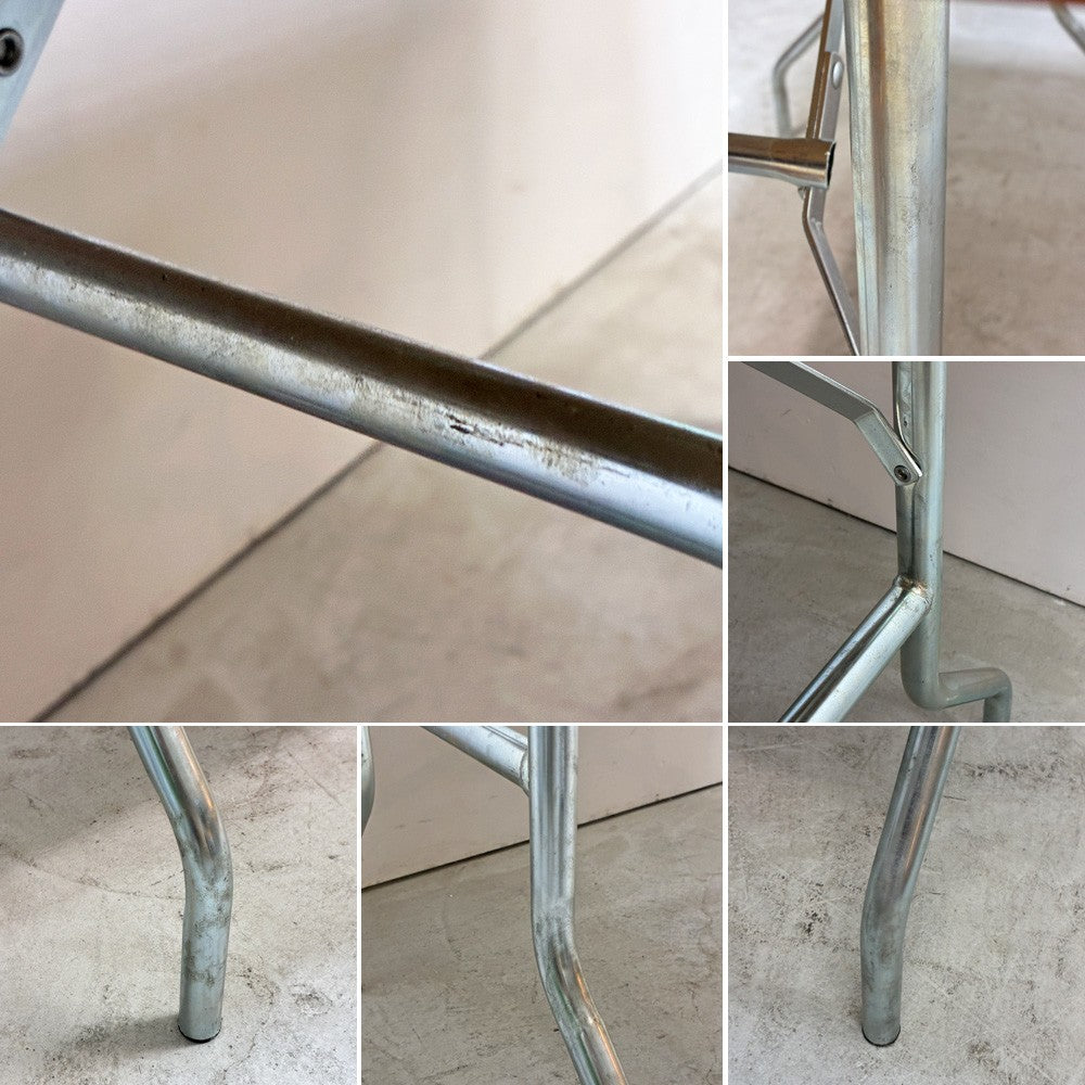 ワークテーブル エブコ EBCO ウィッシュボーンレッグ WISHBONE LEGS + 木製天板 折り畳みテーブル  W120.5cm US 作業台 PFS取扱 インダストリアル ●