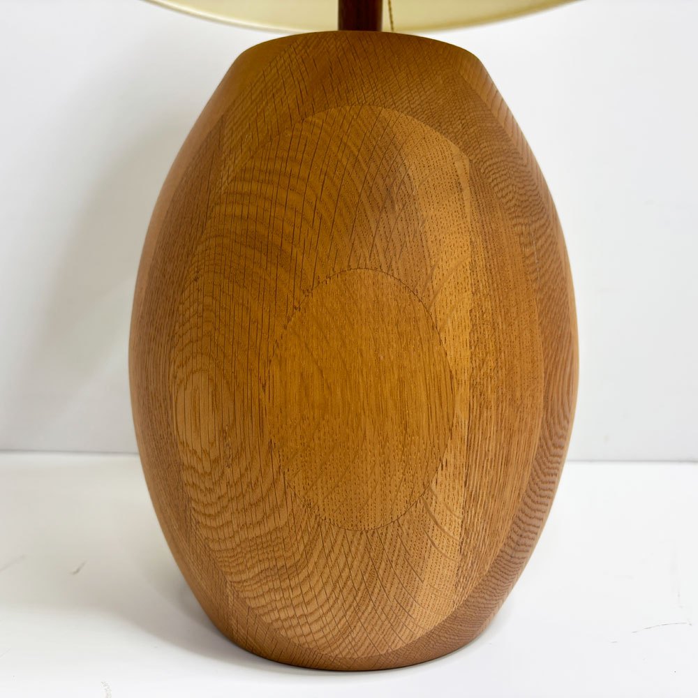 日進木工 NISSIN テーブルランプ デスクライト 卓上 無垢材 布シェード H58cm 飛騨高山 ●