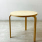 アルテック artek テーブル TABLE 90B ダイニングテーブル バーチ材 ナチュラルラッカー天板 Φ75cm アルヴァ・アアルト フィンランド 北欧家具  ●