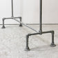 キークランプ KeeKlamp 単管パイプ ガス管 ハンガーラック パイプ シルバー H145.5cm インダストリアルデザイン 店舗什器 ●