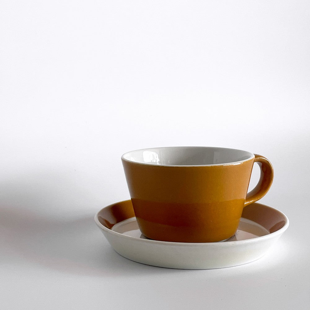 アラビア ARABIA アプリクーシ Aprikoosi コーヒーカップ＆ソーサー C&S カーリナ・アホ Kaarina Aho 60～70年代 北欧食器 北欧ビンテージ ■