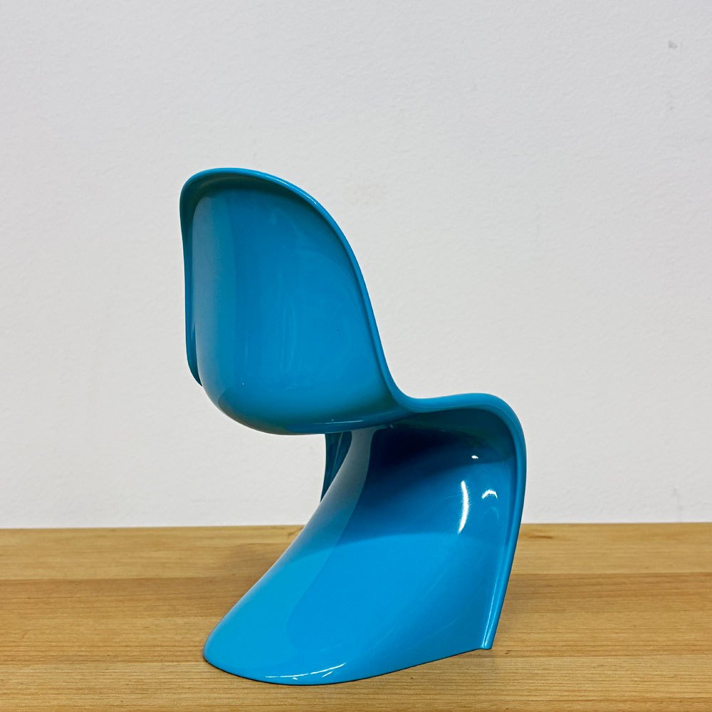 ヴィトラ デザインミュージアム Vitra Design Museum ミニチュアコレクション パントンチェア 1/6スケール ブルー ◎