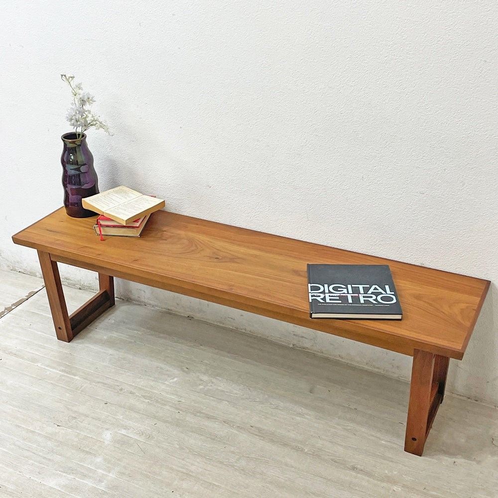 アクタス ACTUS ファイン2 FINE2 ベンチ ウォールナット材 W145cm ●
